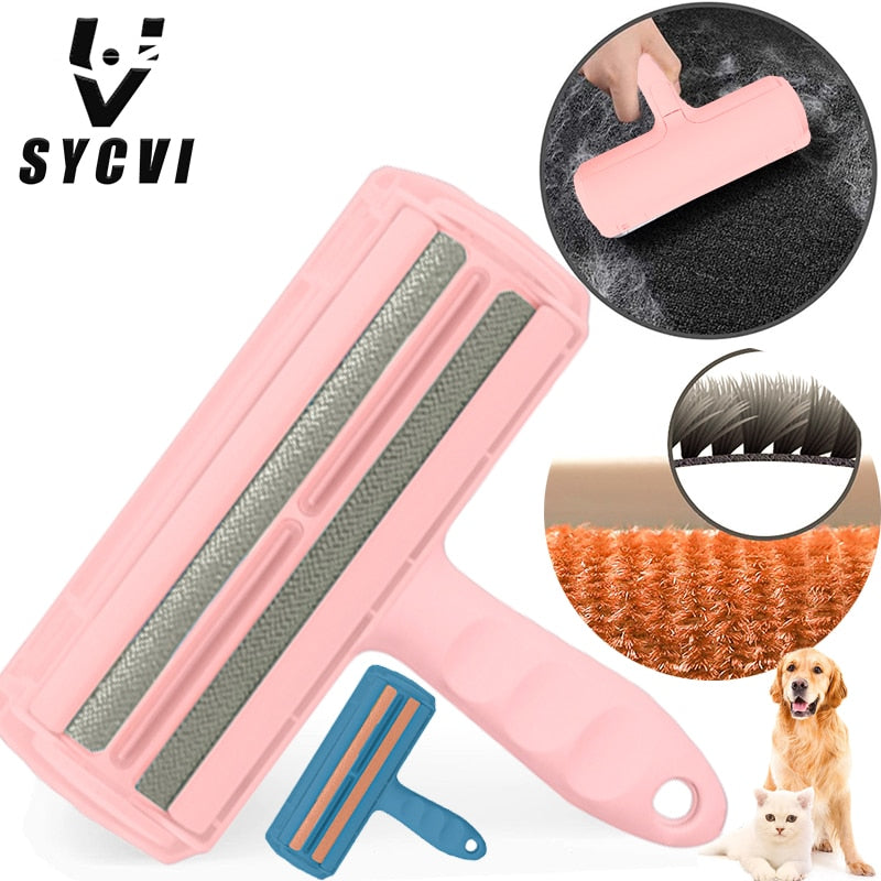 2-Way Dog Comb Lint Brush Roller Pet Grooming