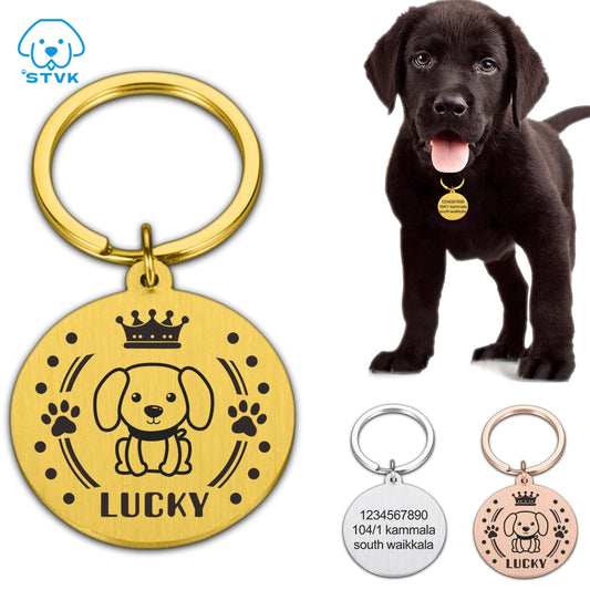 Pet Tag Puppy Cat Dogs Collar ID Tag