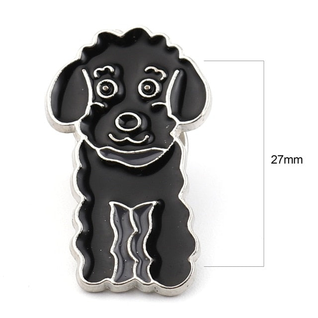 Dog Enamel Brooches Lovely Lapel Pins