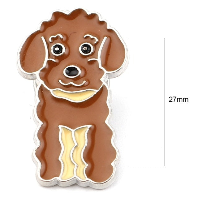 Dog Enamel Brooches Lovely Lapel Pins