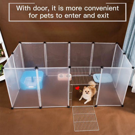 Foldable Puppy Kennel House Exercise Training