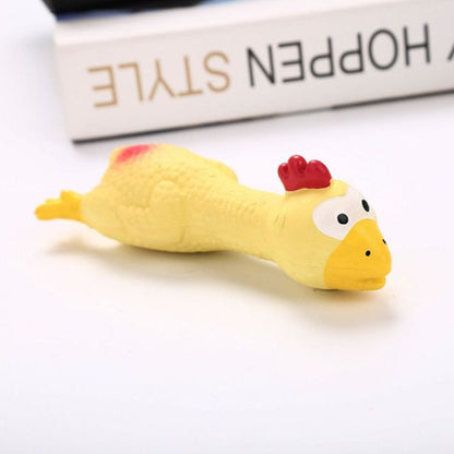 Latex Chicken Shape Pet Toys
