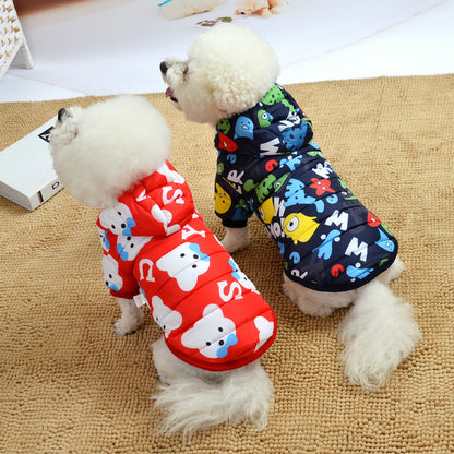 Jacket Winter Warm Small Dog Clothes Vest