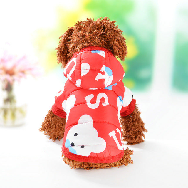 Jacket Winter Warm Small Dog Clothes Vest