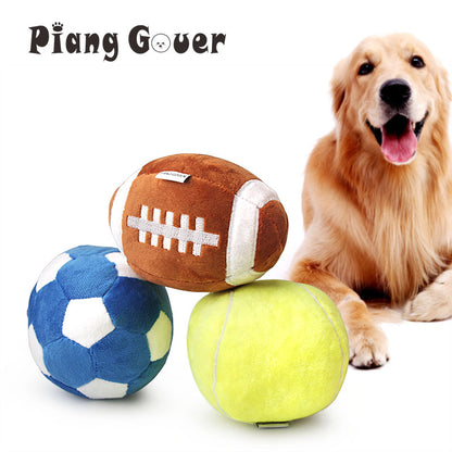 Football Dog Toy Play Puppy Tennis Pet