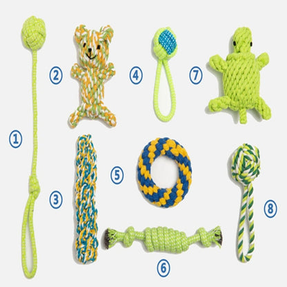 Dog Toys Bite Rope Interactive Chew