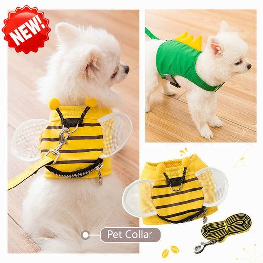 Adjustable Dog Collar Puppy Leash