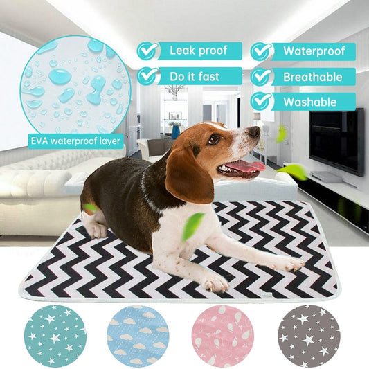 Washable Under pad for Dogs Reusable Pet Mat