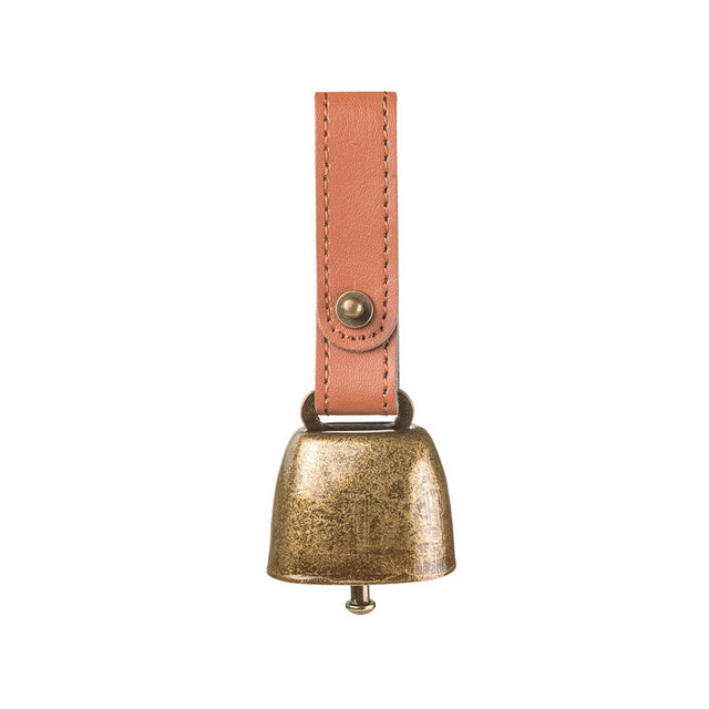 Leather Strap Copper Collar Bell Tracker