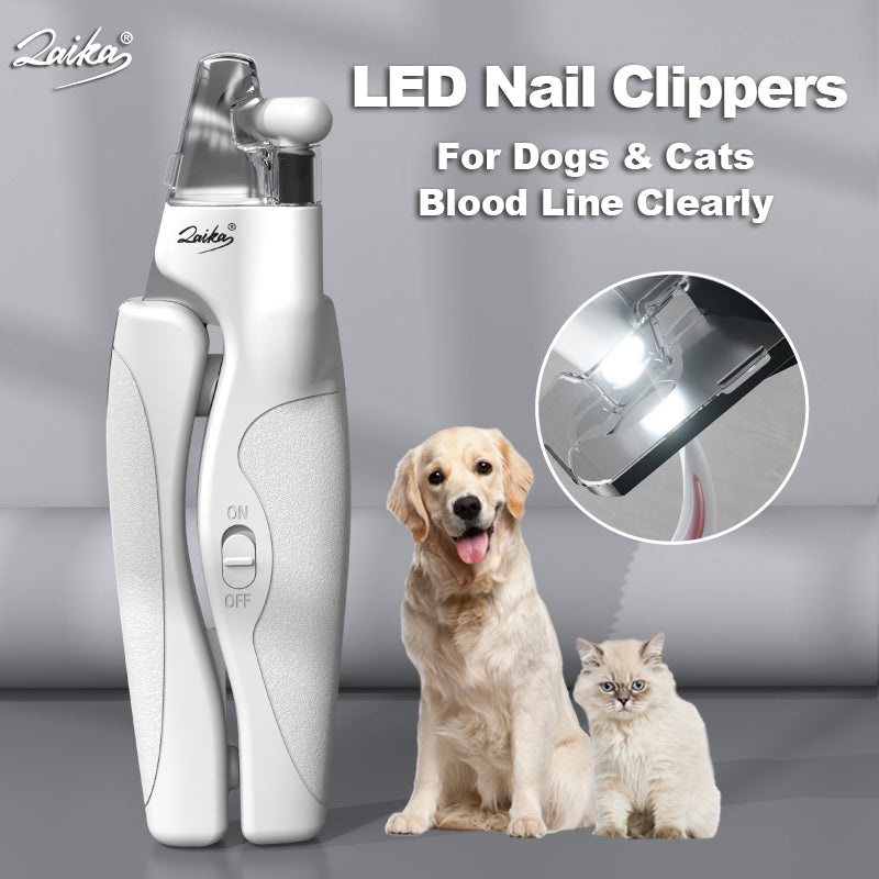 LED Pet Nail Clippers Professional Scissors Pet Grooming