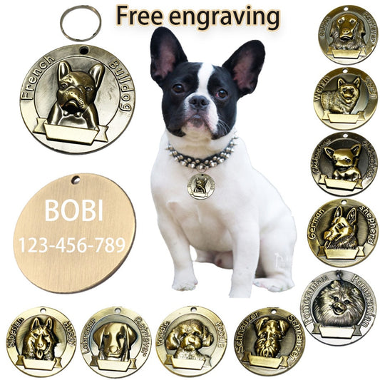 Pet Collar Dog Free Engraving