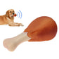 Funny Pet Toy Rubber Chicken Leg Squeaker Chew