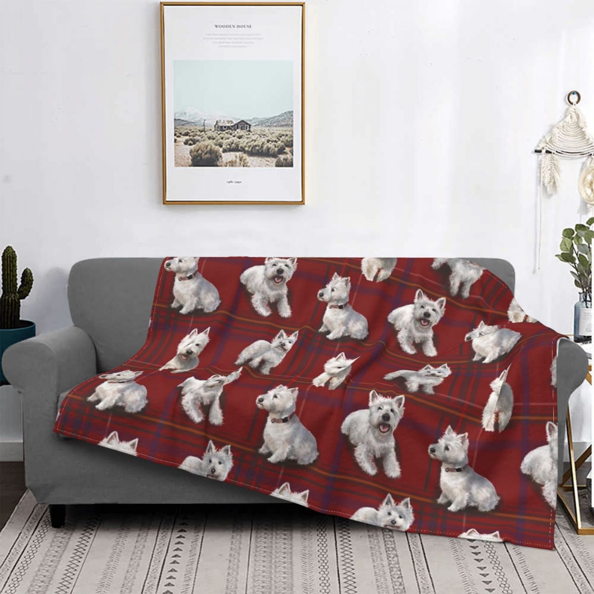 West Highland Terrier Westie Blanket