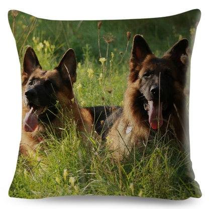 Dog Pillow Case Decorative Cushio