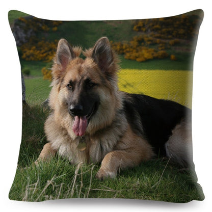 Dog Pillow Case Decorative Cushio