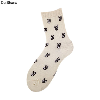 Dog Cotton Socks Spring Couple Lover