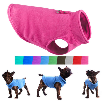 Fleece Winter Clothes Vest for Small Dogs