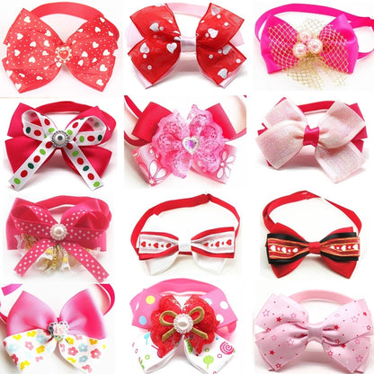 Dog Bow Ties Lovely Heart