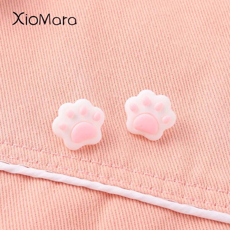 Meow~ Paw Plastic Pins Resin