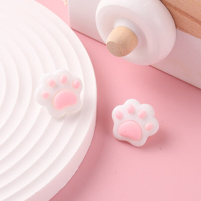 Meow~ Paw Plastic Pins Resin