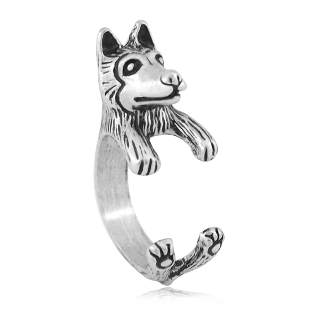 Vintage Jack Russell Couple Rings