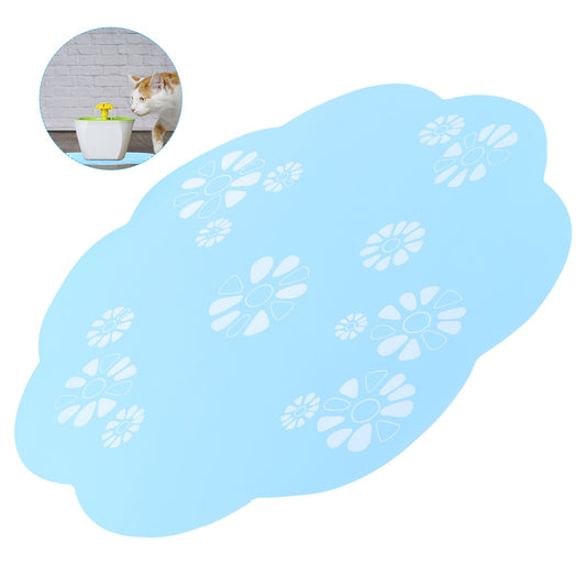 Water Fountain Mat Flower Floor