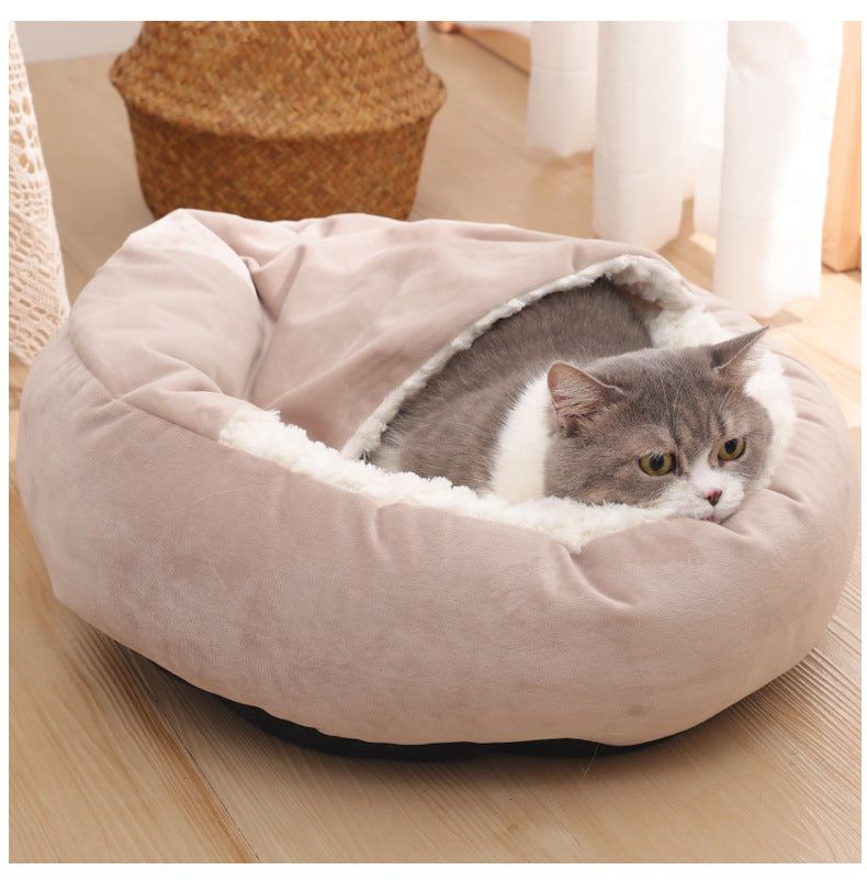 Winter Warm Pet Round Bed Kennel