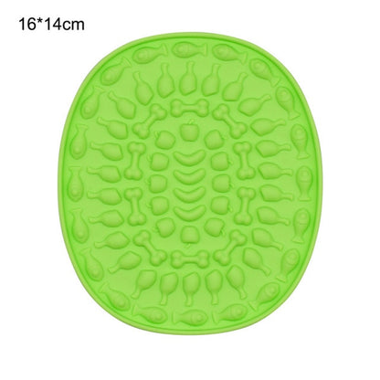 Silicone Pure Color Feeder Dog Lick Mat Bathing