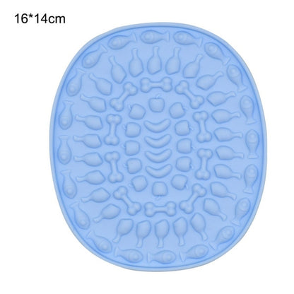 Silicone Pure Color Feeder Dog Lick Mat Bathing