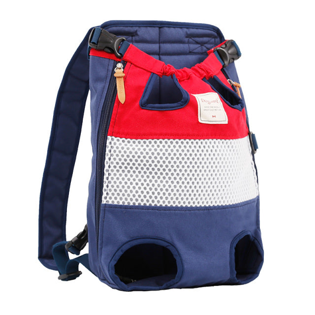 Pet Carrier Backpack Cat Dog Legs Out Front