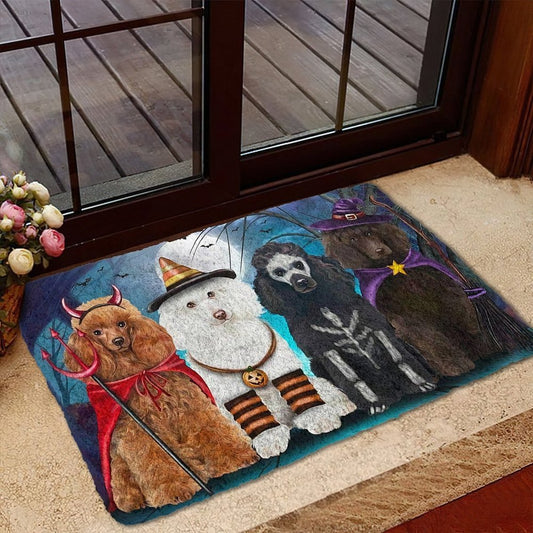 3D Graphic Halloween Doormat Dogs