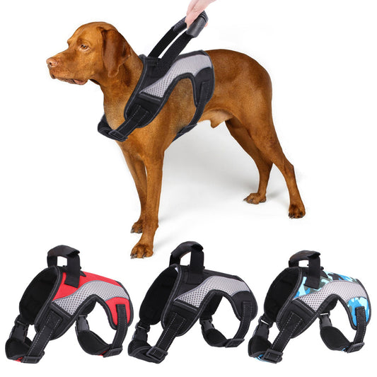 Harness with Leash Adjustable Soft Padded Dog Vest