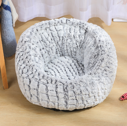 Round Bed Adjustable Drawstring Dog Cushion