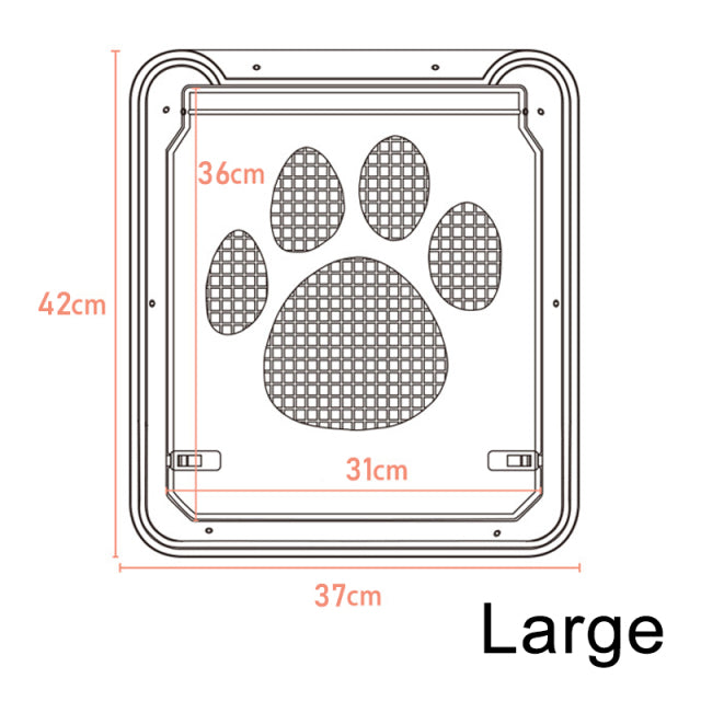 Magnetic Screen Outdoor Dog Window Gate