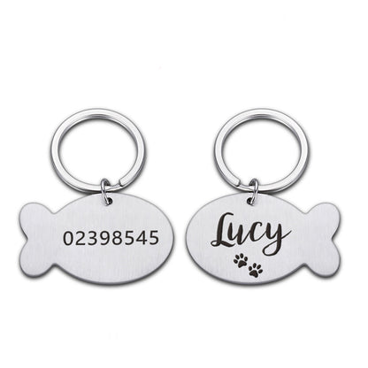 Personalized Pet Cat Dog ID Tag Collar Unique Tag