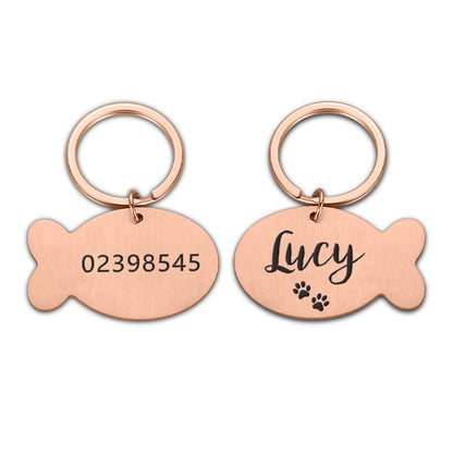 Personalized Pet Cat Dog ID Tag Collar Unique Tag