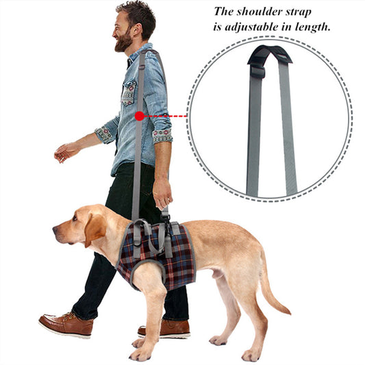 Dog Support Harness Adjustable for Front and Rear Legs Lifting