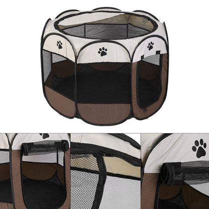 Portable Pet Tent Pet Cage Folding