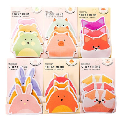 3 Layers Dog Memo Pad Sticky Notes