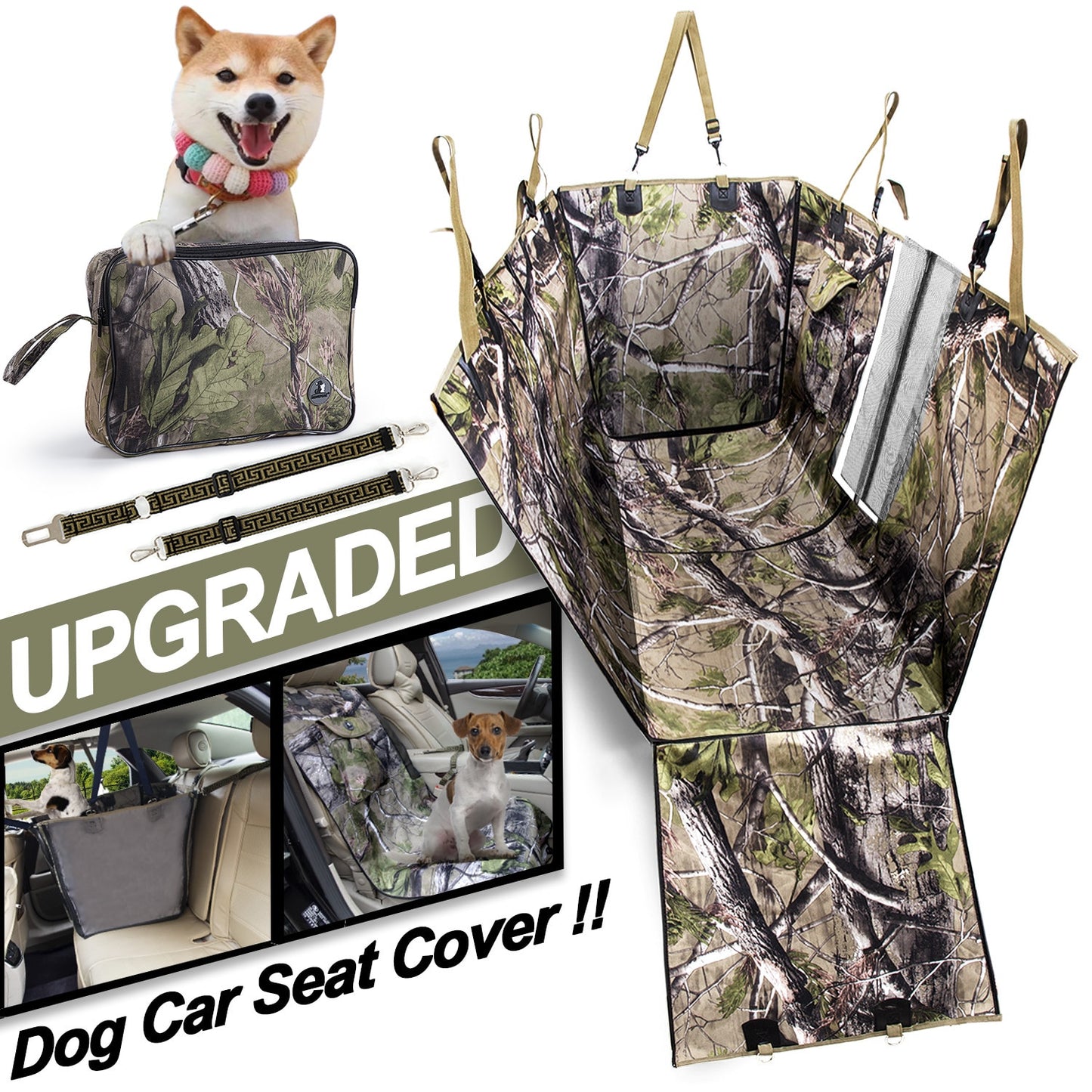 Travel Dog Car Seat Cover Pet Carriers
