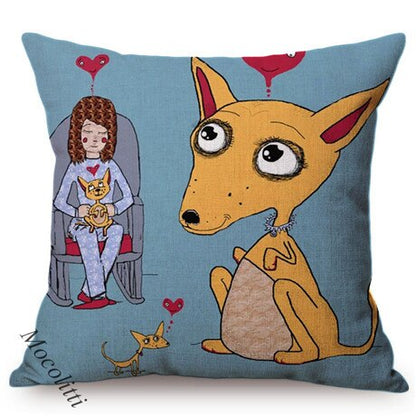 Colorful Painting Cartoon Animal Cover