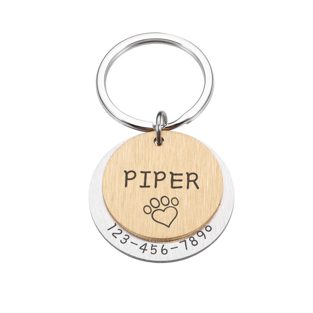 Personalized Engraving ID Tag Anti-lost