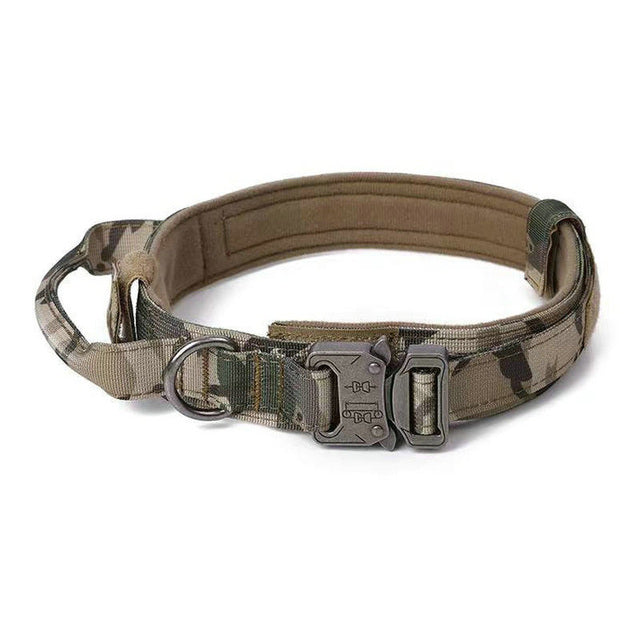 Military Tactical Dog Collar with Control Handle