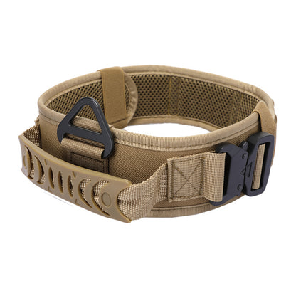 Double Buckle Tactical Dog Collar Military Training