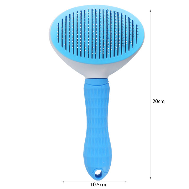 Self Cleaning Brush Removes Tangled Hair