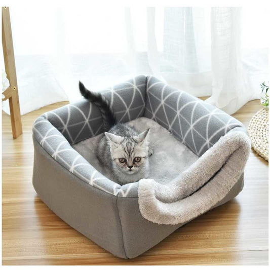 Foldable Soft Warm Closed Type House for Small Dogs