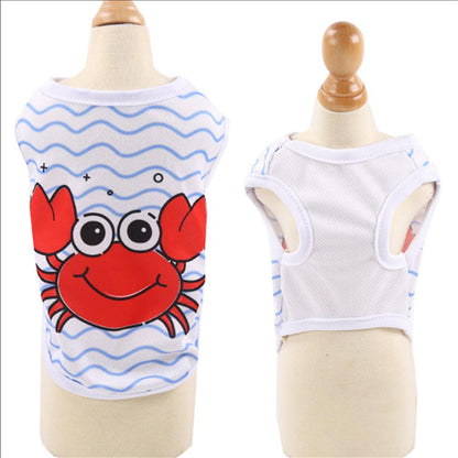 Soft Dogs Clothes Summer Shirt Casual Vests