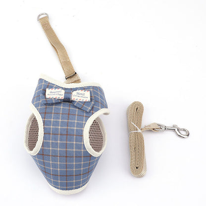 Small Dog Harness and Leash Set Vest