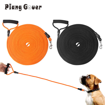 Long Dog Leash Tracking Round Rope