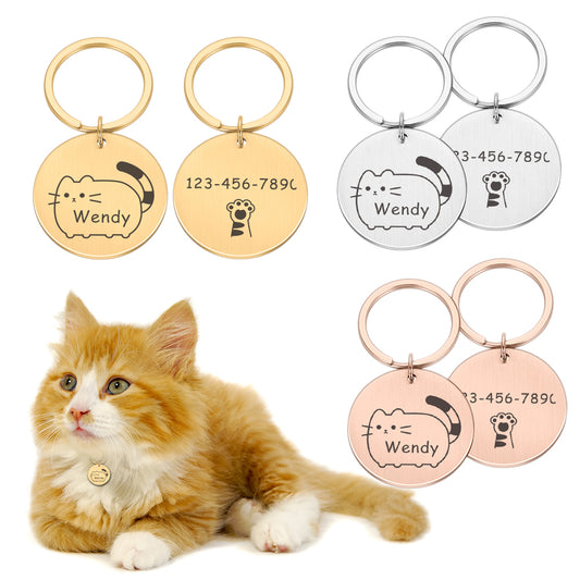 Customized Collar Tags Necklaces ID Harness